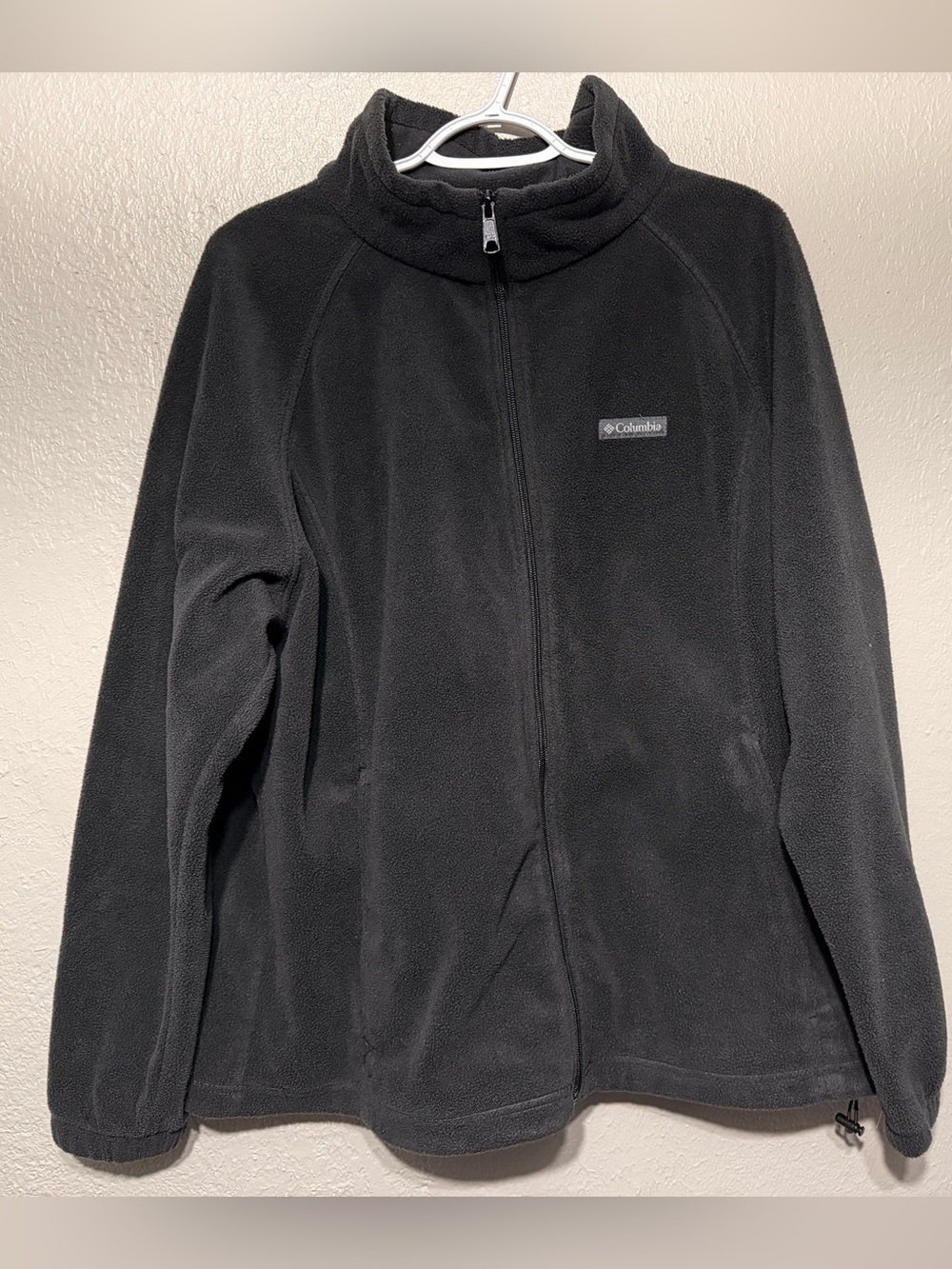 Woman’s Plus Size 3X Black Fleece Columbia Jacket Coat Full Zip Castle Dale